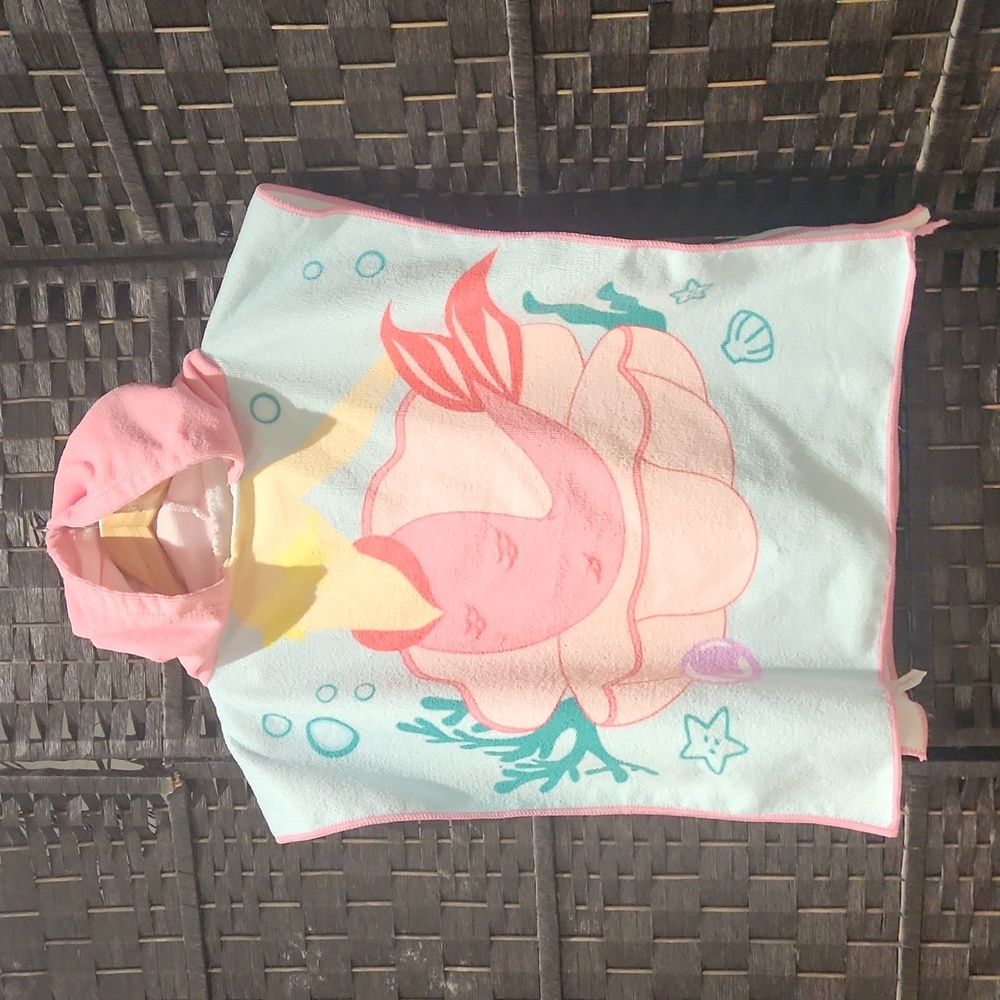 🍄6/36🍄 Kids clam towel